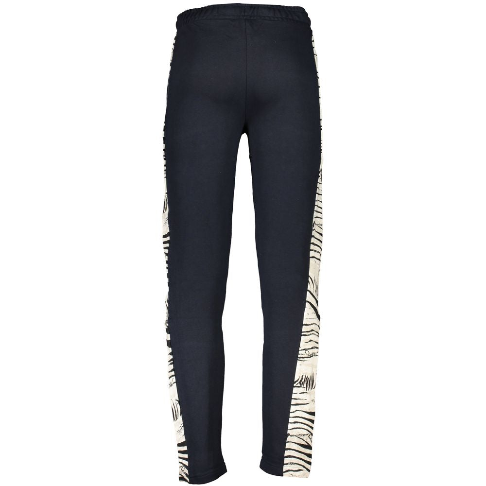 Cavalli Class Blue Cotton Pant