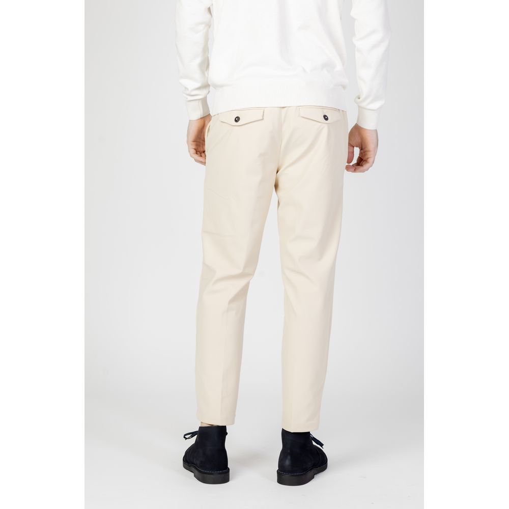 Borghese Beige Nylon Casual Pants