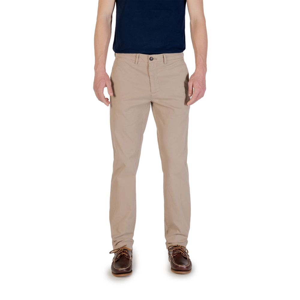 Borghese Beige Cotton Skinny Pant