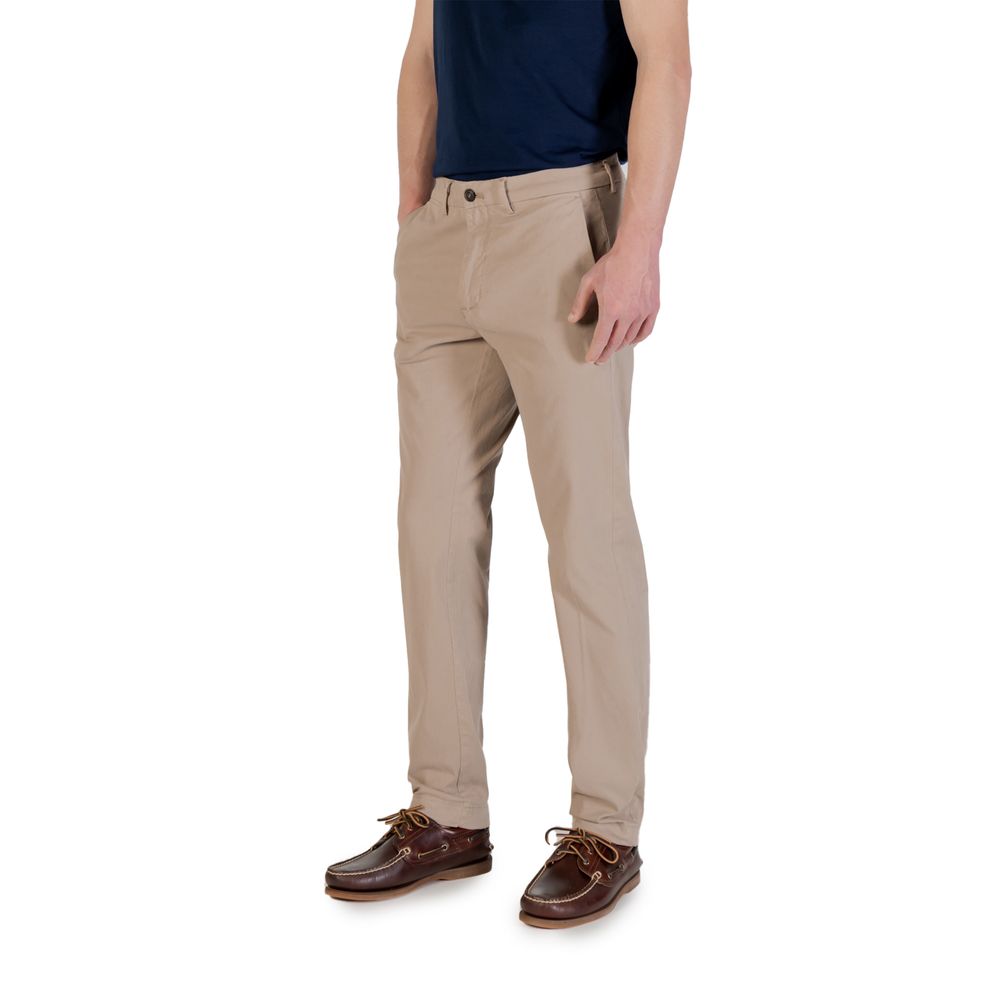 Borghese Beige Cotton Skinny Pant