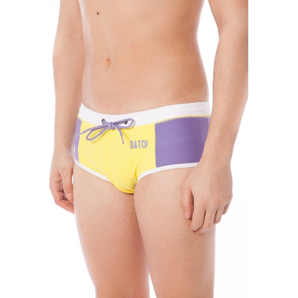 Datch Yellow Elastane Swimwear