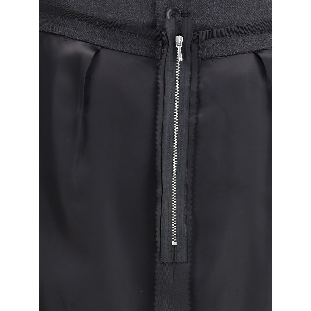 Margiela Wool Midi Skirt