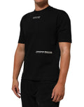 Camiseta Dolce & Gabbana de algodón negro con cuello redondo para hombre