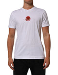 Camiseta de cuello redondo Dolce & Gabbana de algodón blanco con parche DG Love