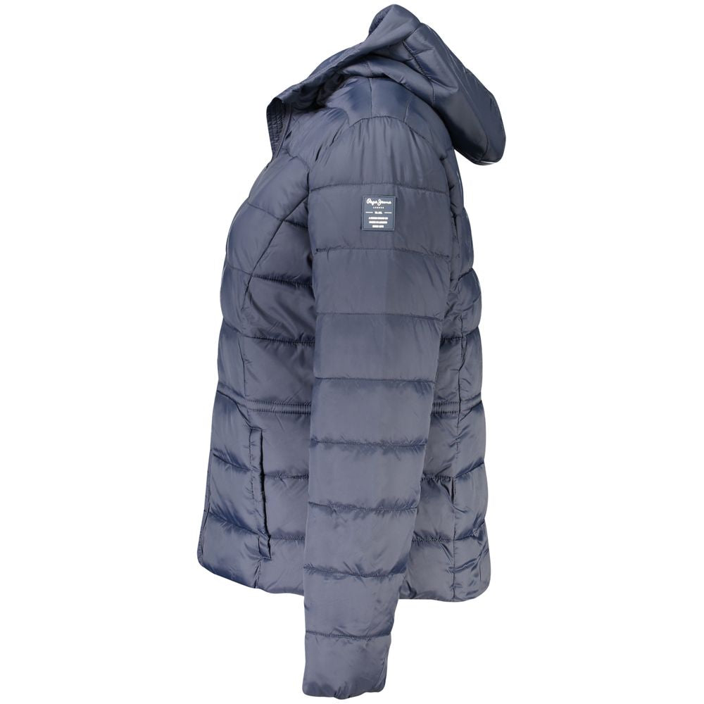 Pepe Jeans Blue Polyamide Jackets & Coat