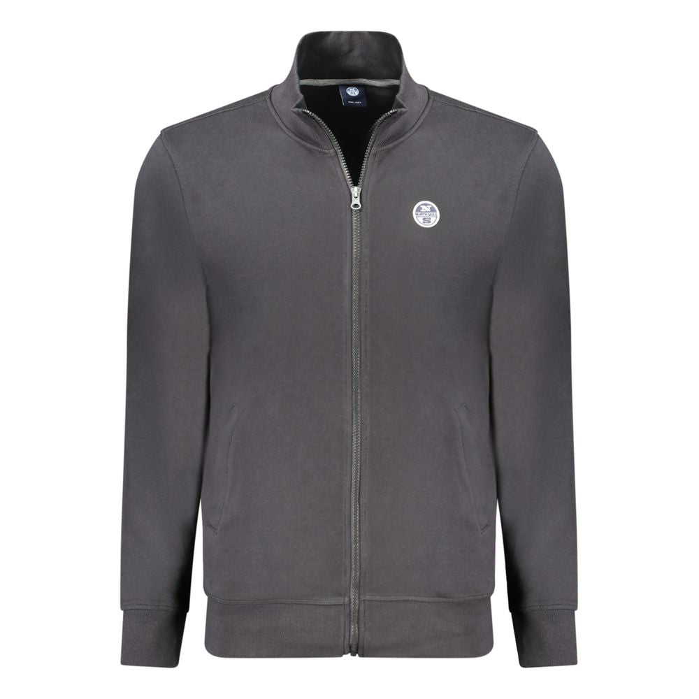 North Sails Black Cotton Sweatshirt