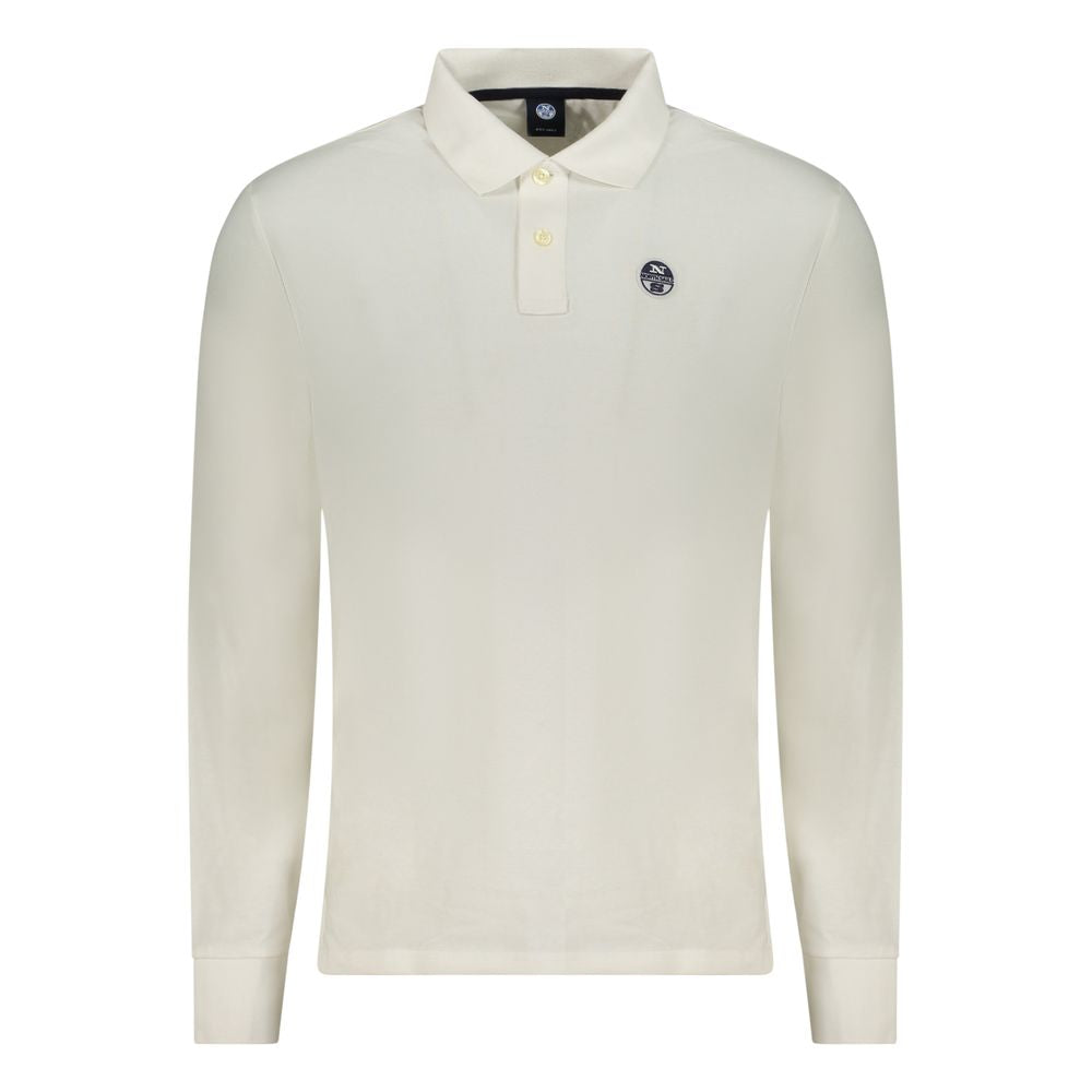 North Sails White Cotton Polo Shirt