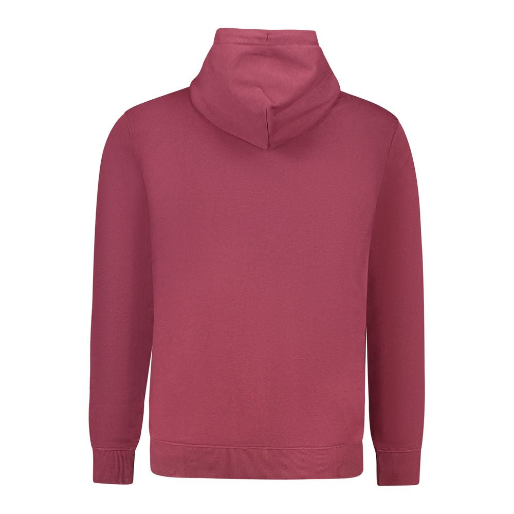 Sudadera de algodón roja Tommy Hilfiger