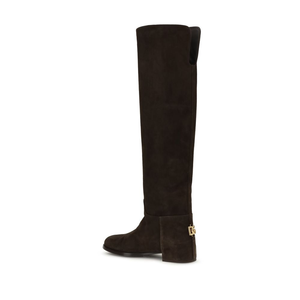 Dolce & Gabbana Suede High Boots