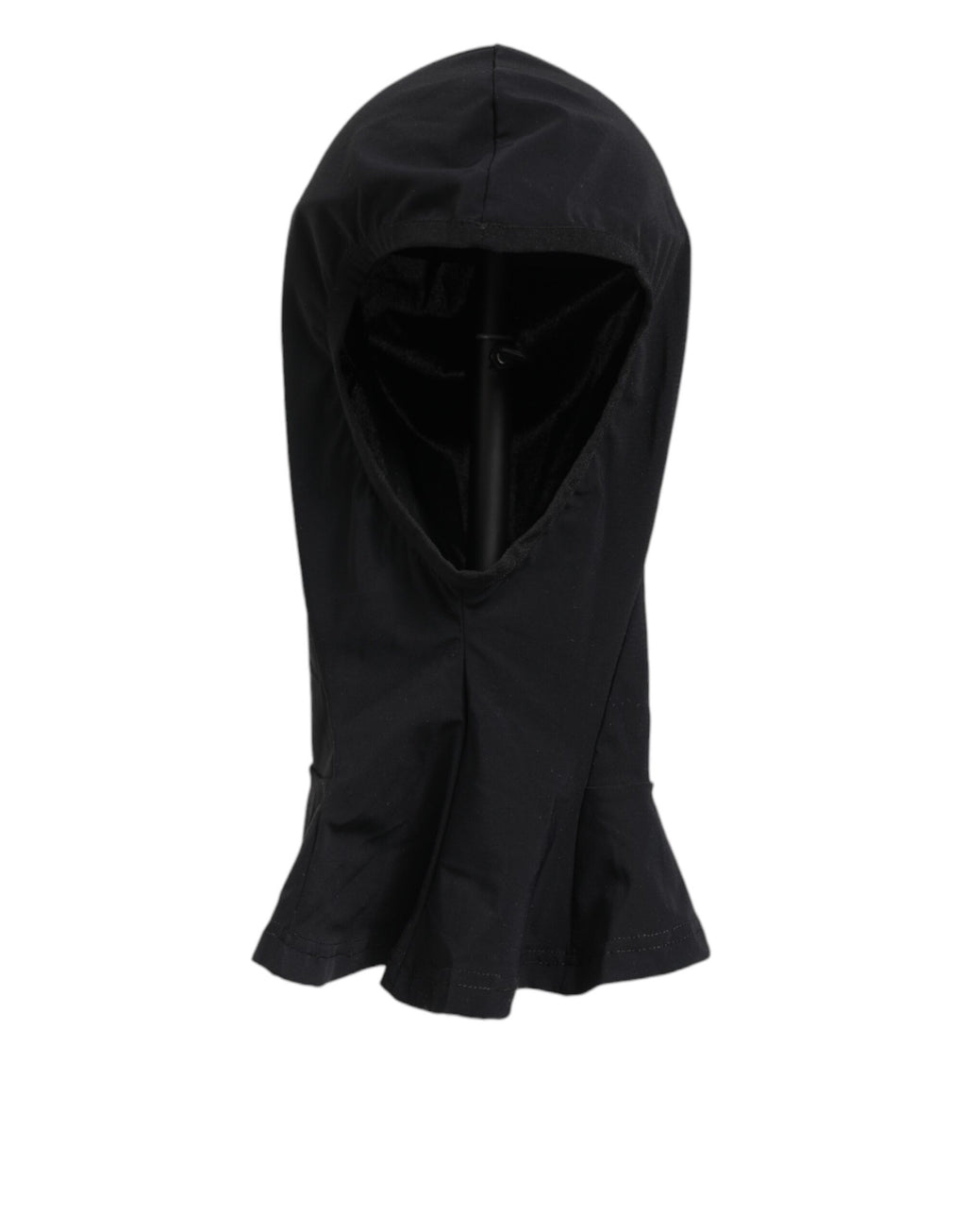 Dolce & Gabbana Black Nylon Elastane Balaclava Hood Face Cover Hat