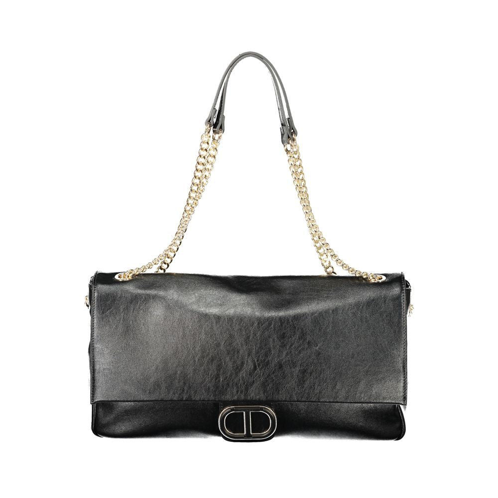 Bolso de Hombro Twinset Negro Poliuretano para Mujer