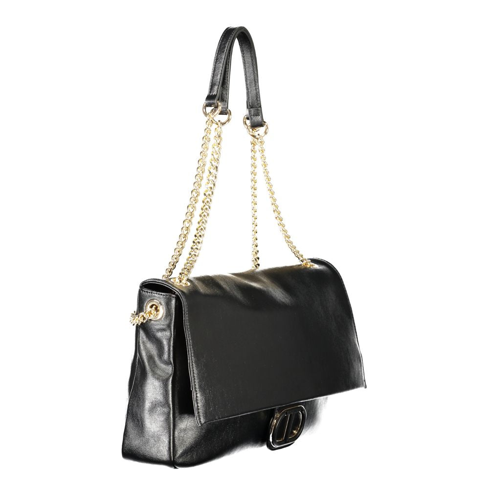 Bolso de Hombro Twinset Negro Poliuretano para Mujer