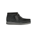 Zapatilla de piel negra para hombre Clarks