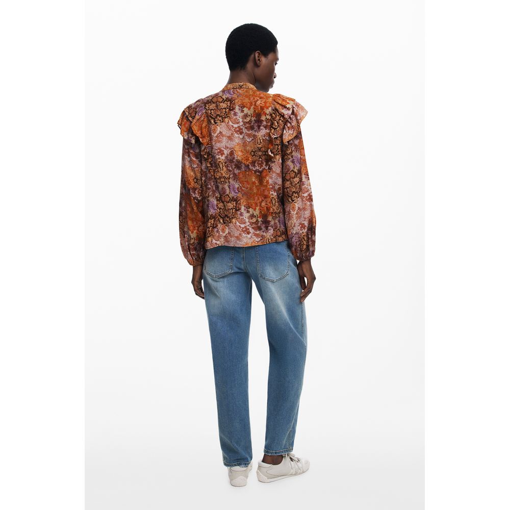 Chemise femme Desigual Arancione en viscose