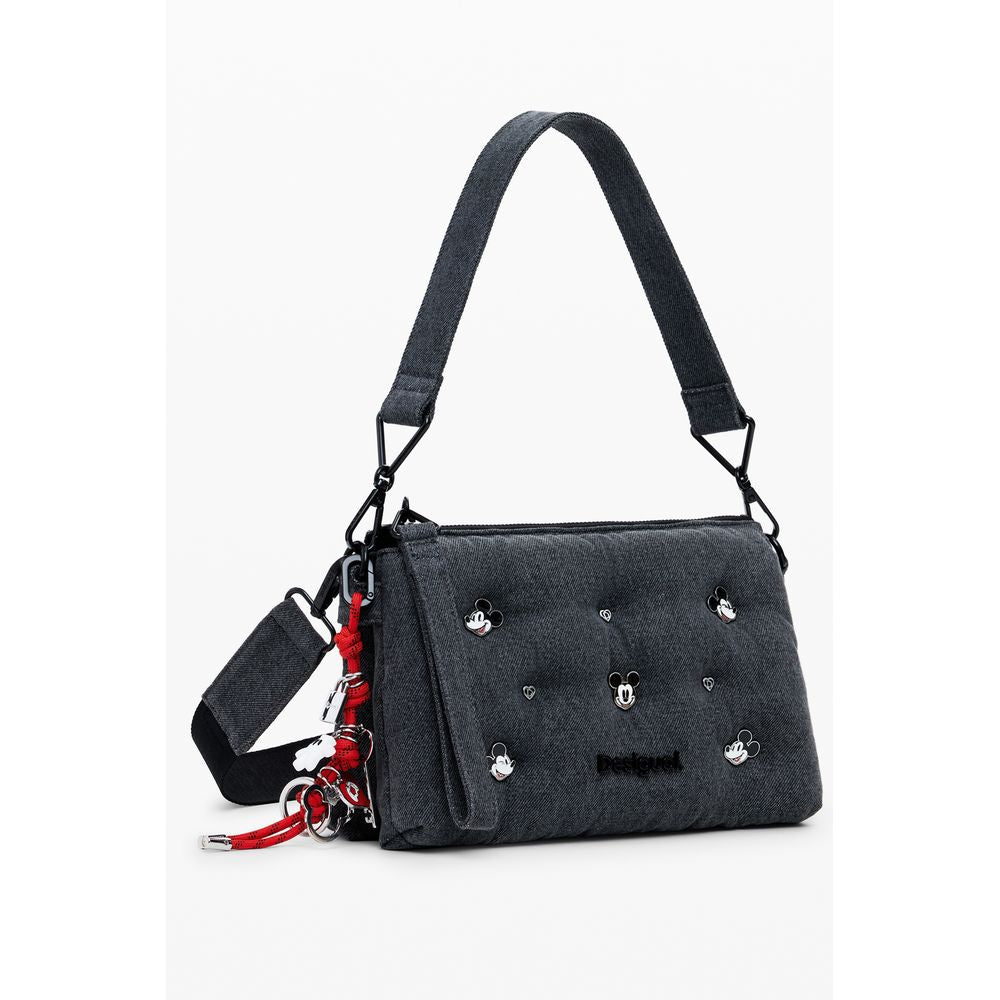 Desigual Gray Polyester Women Handbag