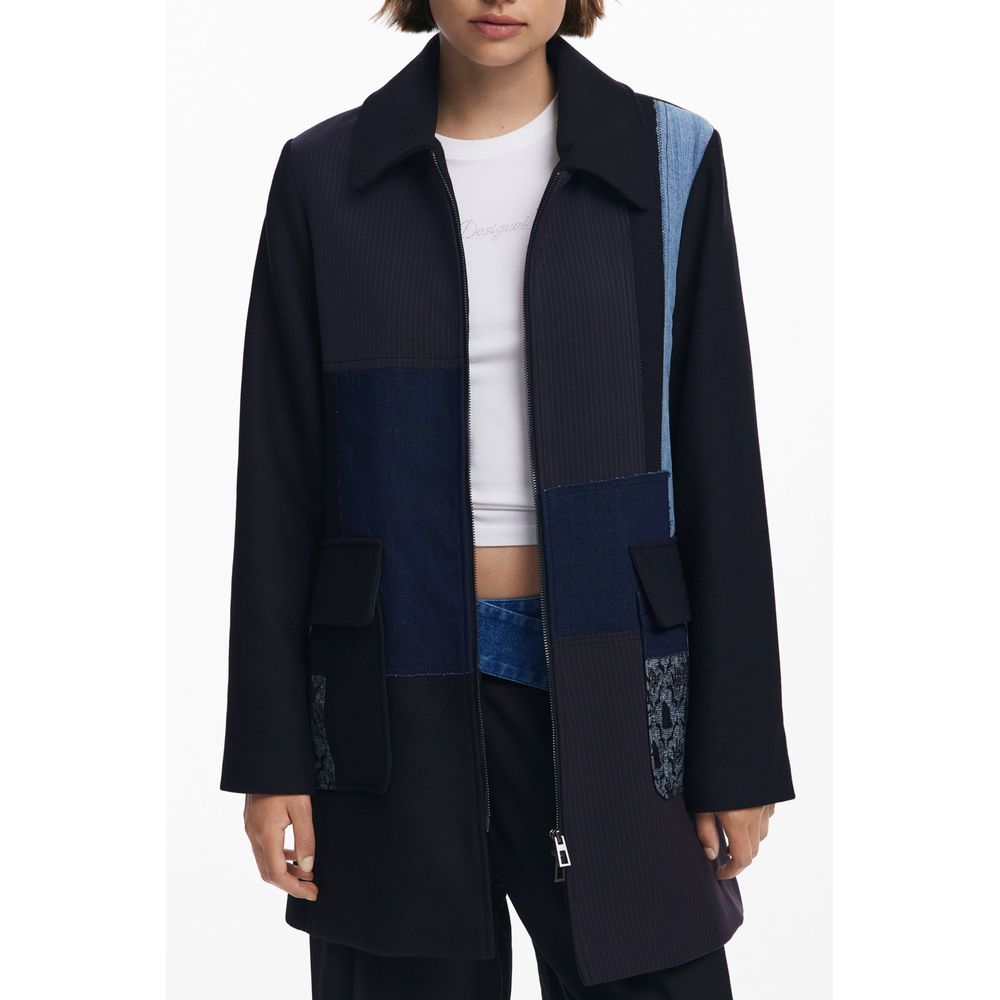 Desigual Black Cotton Women Jacket