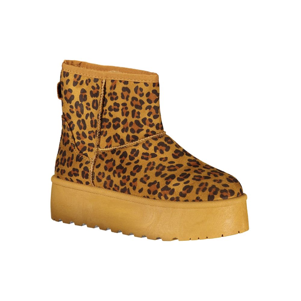 Laura Biagiotti Brown Polyester Women Boot