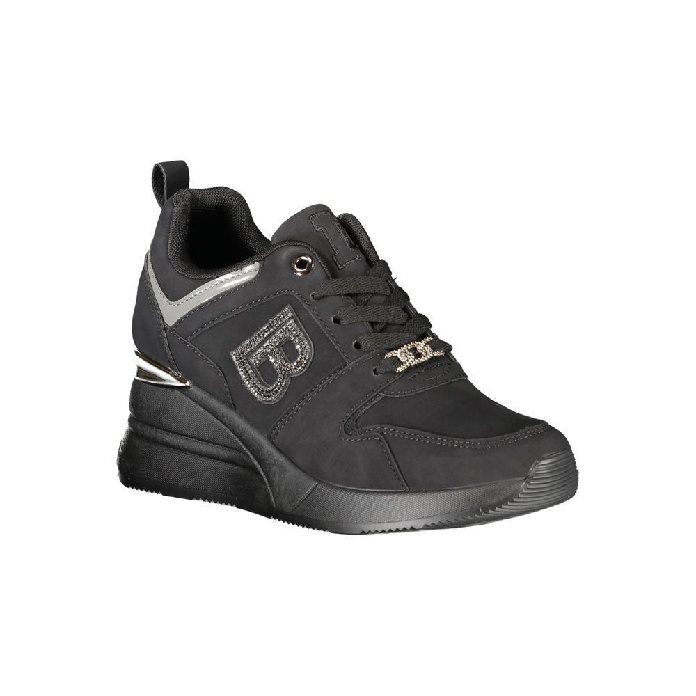 Laura Biagiotti Black Polyester Women Sneaker