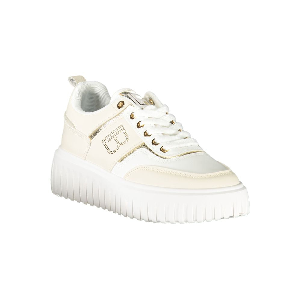 Laura Biagiotti Zapatilla Deportiva Beige de Poliéster para Mujer