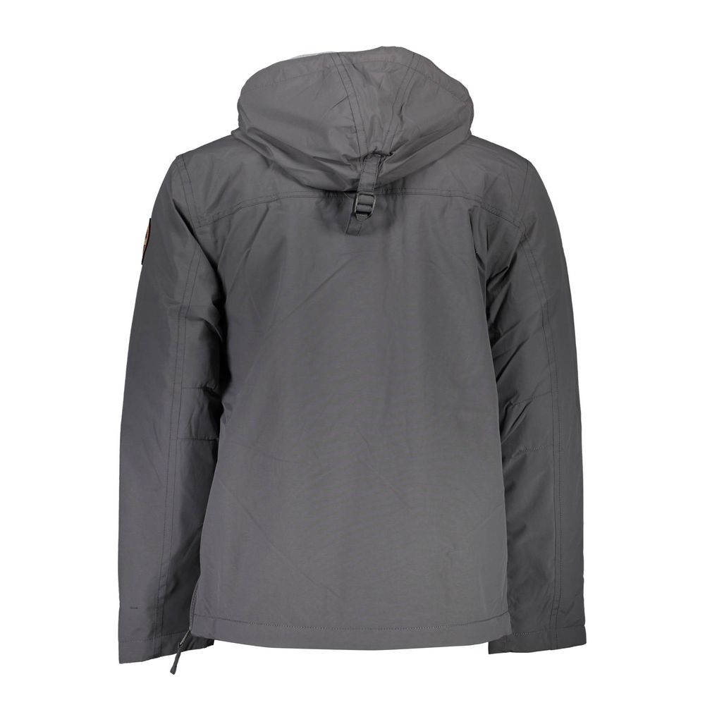 Napapijri Gray Polyamide Jackets & Coat