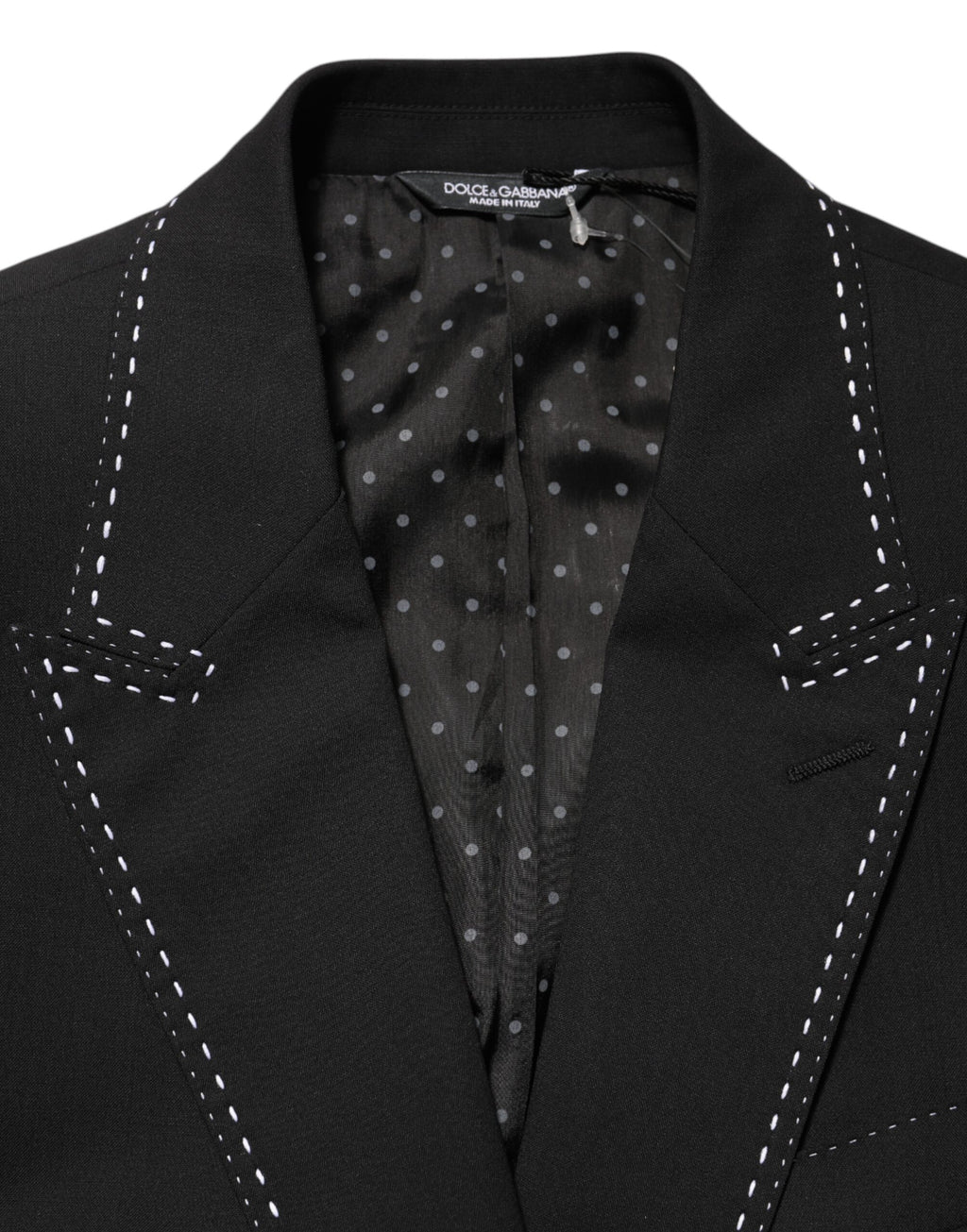 Dolce & Gabbana Black SICILIA 2 Buttons Suit Jacket Blazer