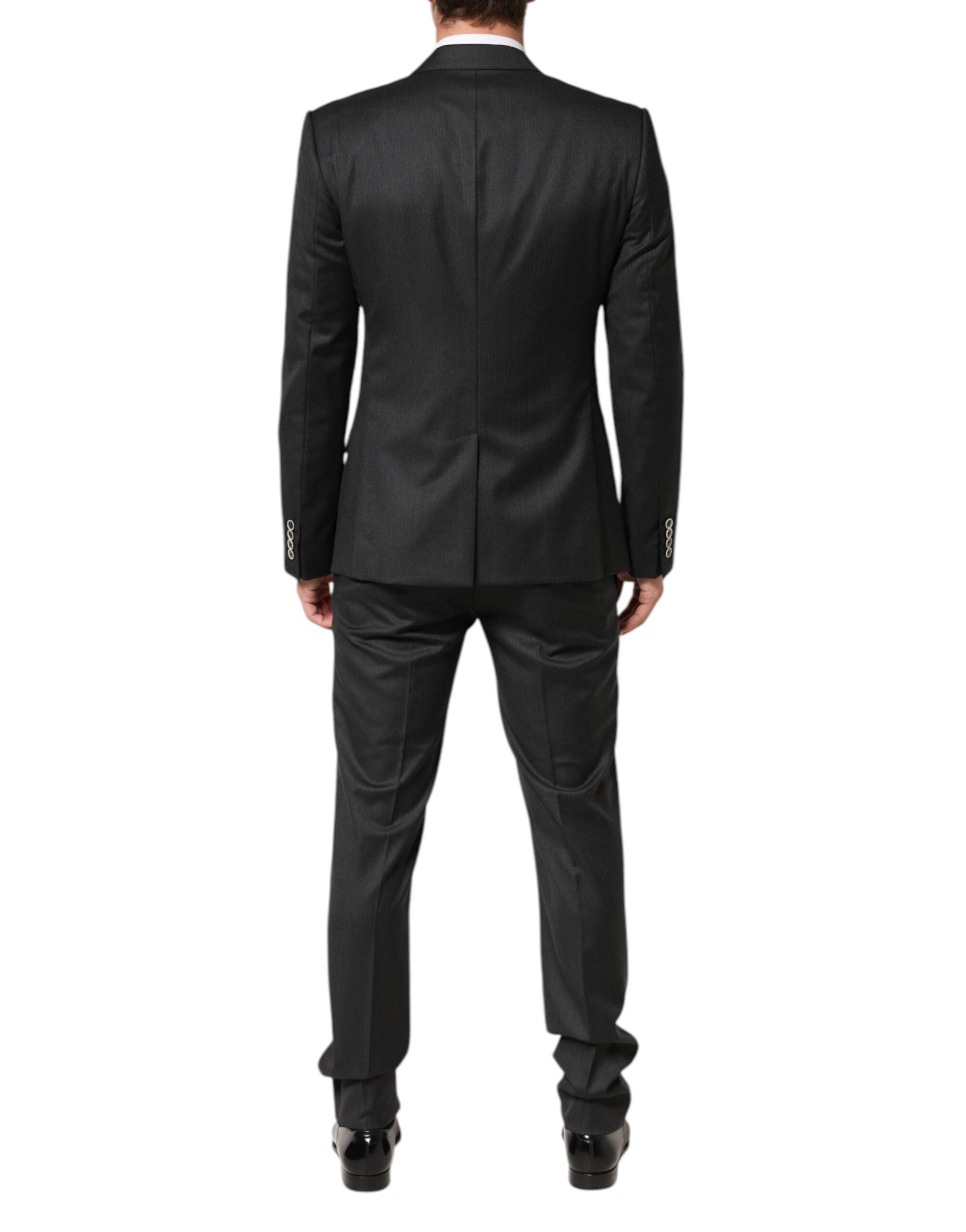 Dolce & Gabbana Black MARTINI 2 Buttons Suit 3 Piece Suit