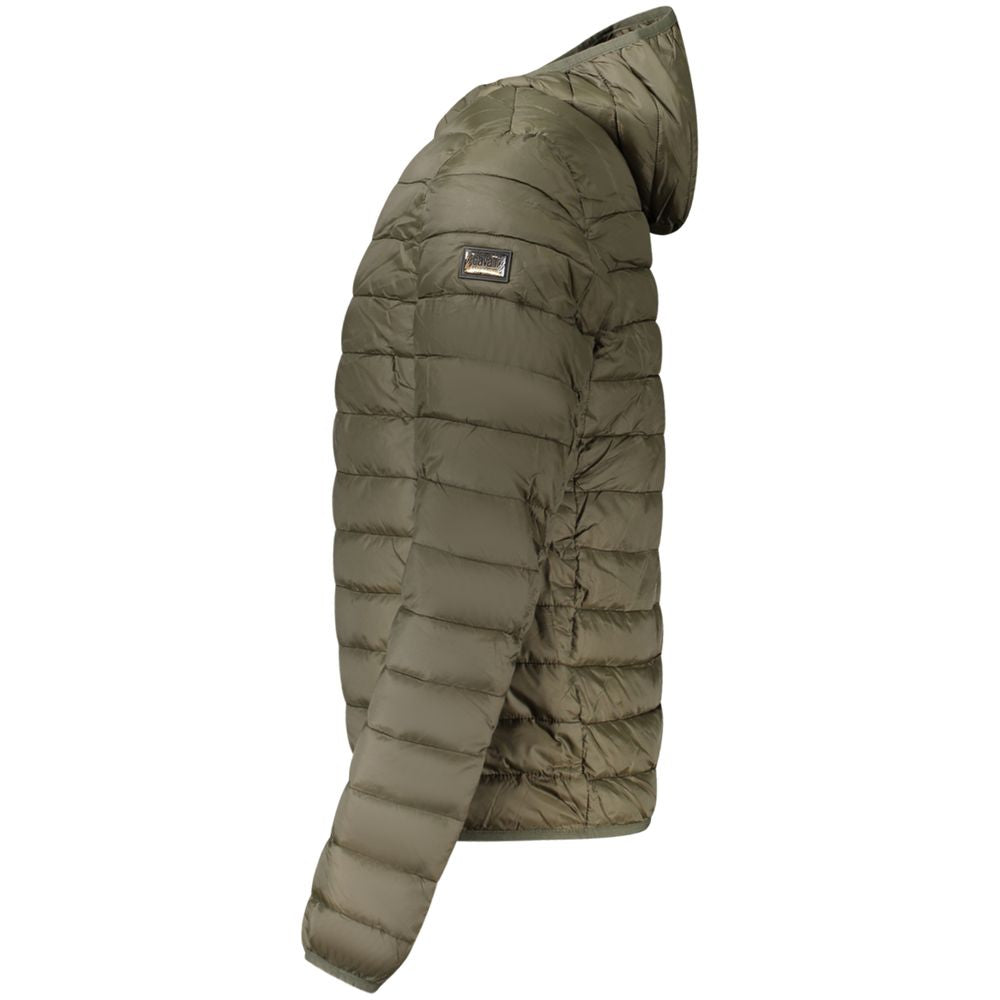 Cavalli Class Green Polyester Men Jacket