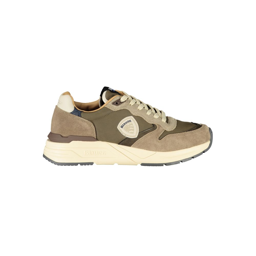 Blauer Gray Leather Men Sneaker