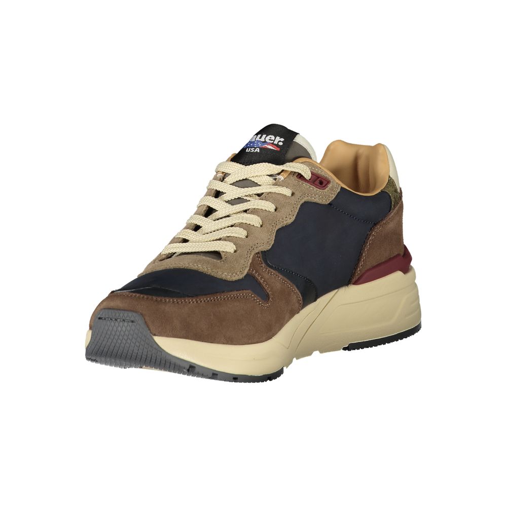 Blauer Blue Leather Men Sneaker