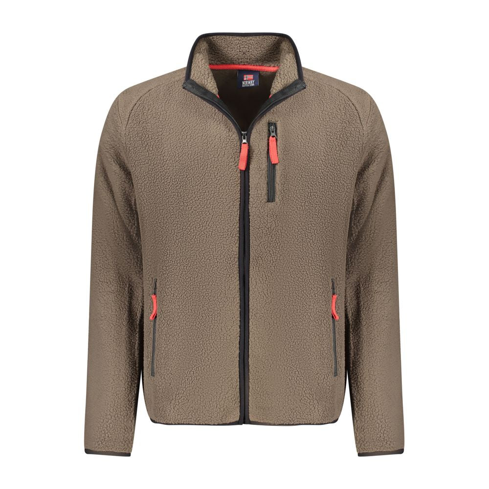 Norway 1963 Brown Polyester Men Sweater