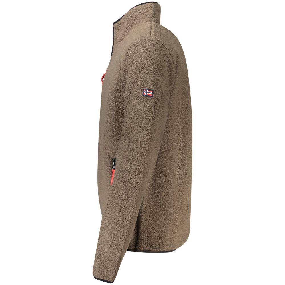 Norway 1963 Brown Polyester Men Sweater