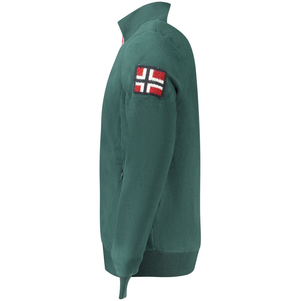 Noruega 1963 Suéter de hombre de poliéster verde