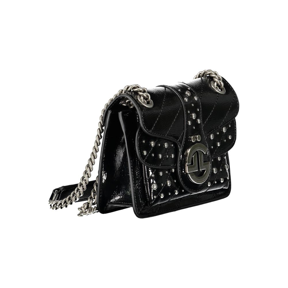 Gaelle Paris Black Polyethylene Handbag