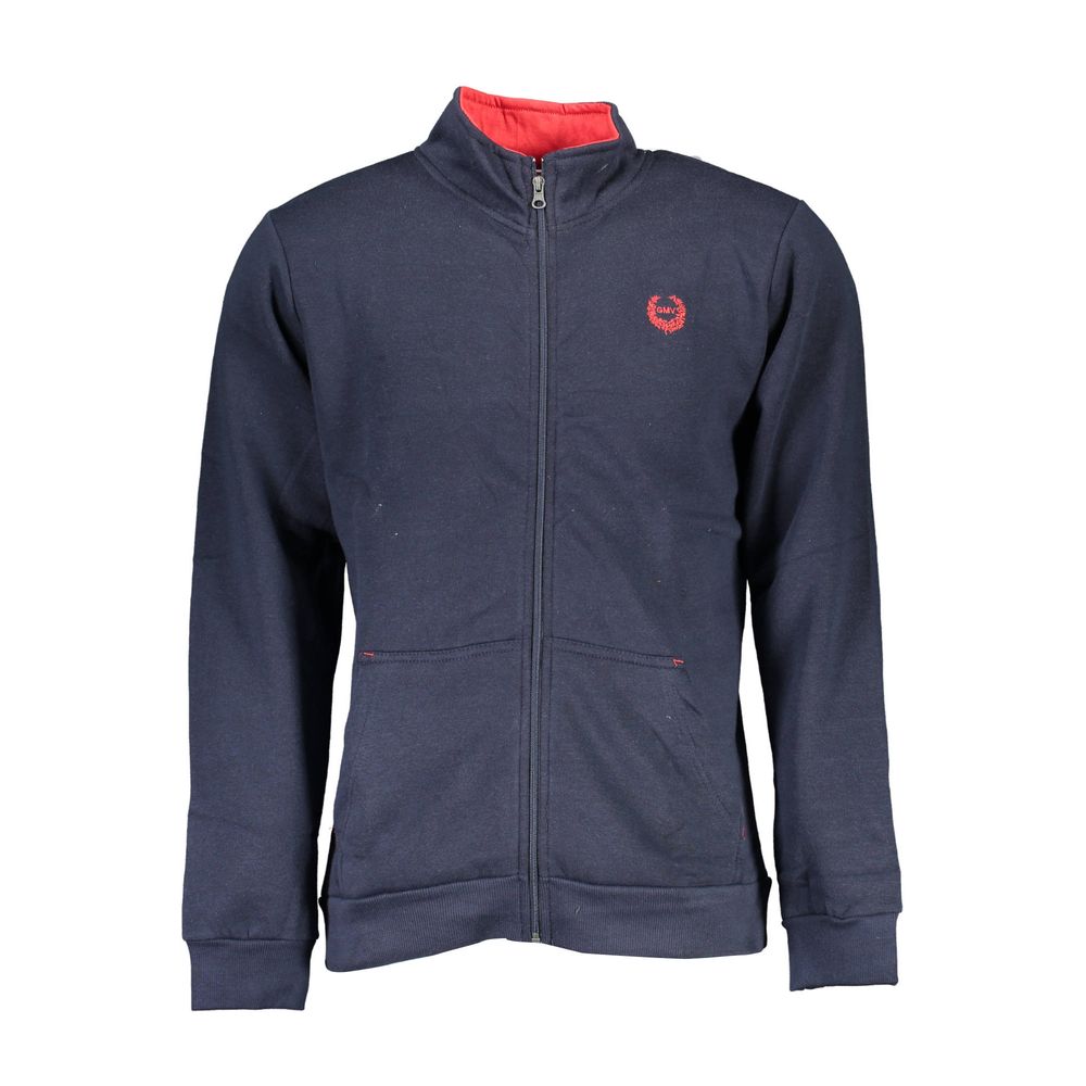Gianmarco Venturi Blue Cotton Sweatshirt