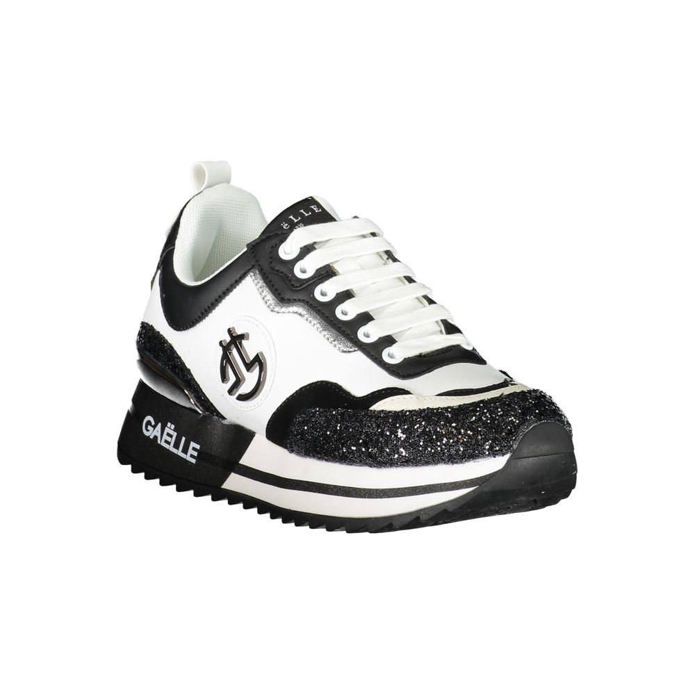 Gaelle Paris Black Polyester Sneaker
