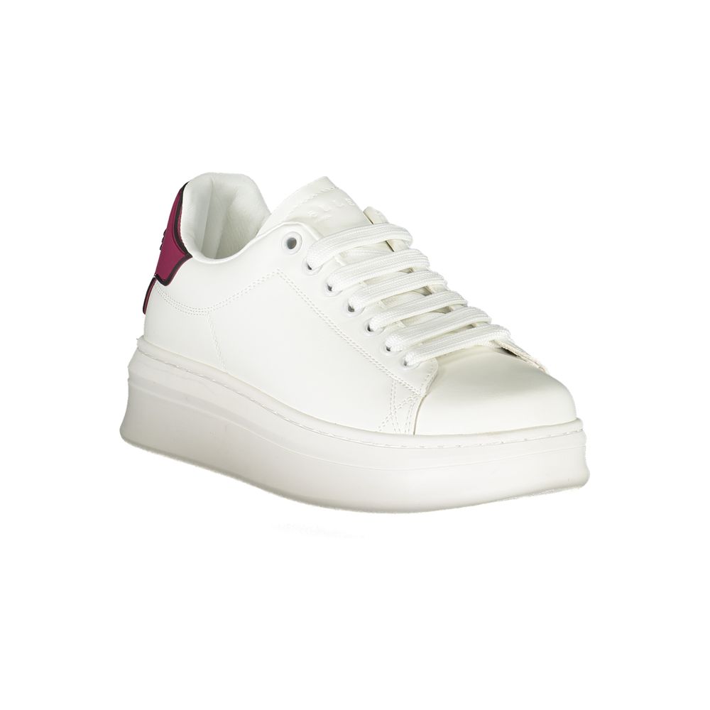 Gaelle Paris Red Polyethylene Sneaker