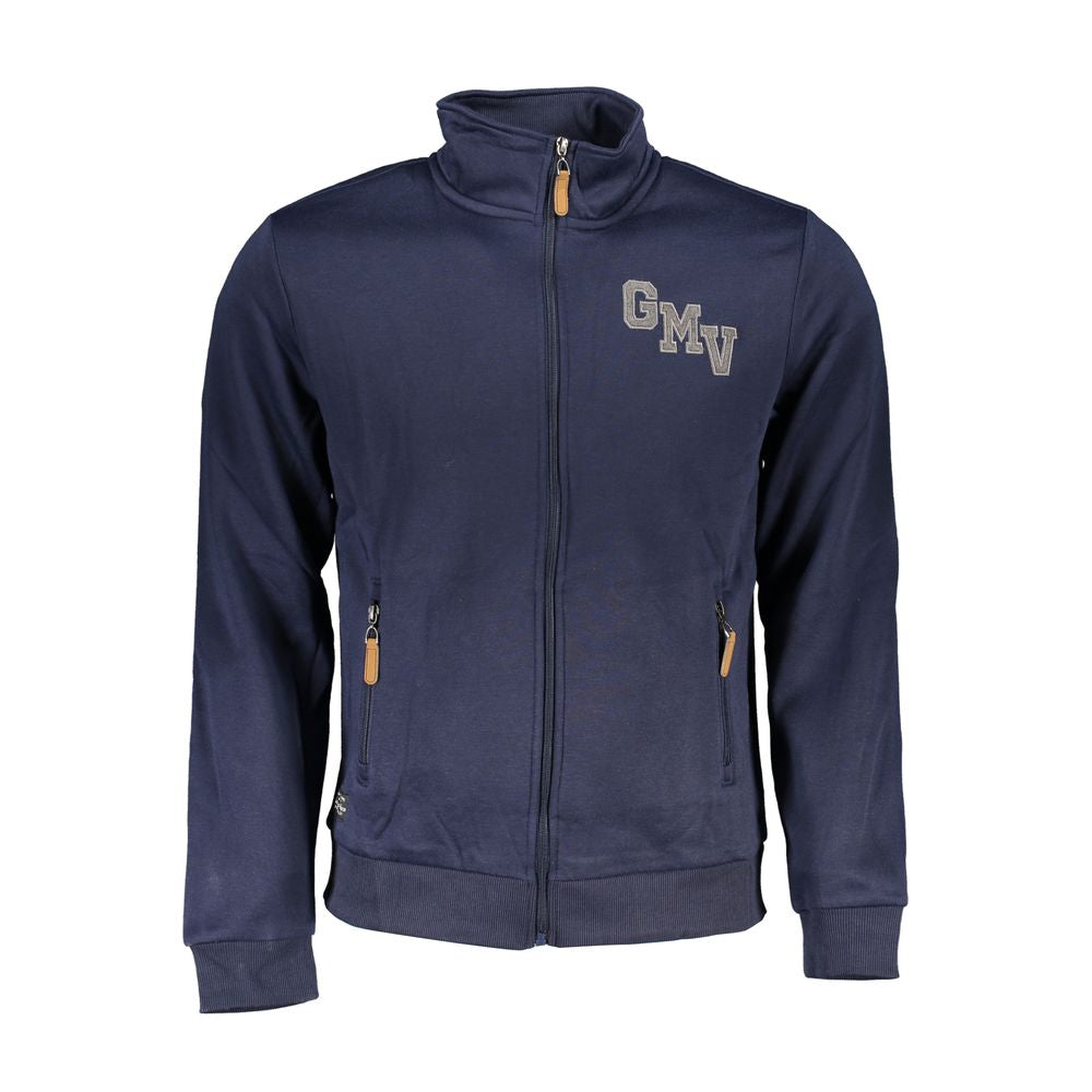 Gianmarco Venturi Blue Cotton Sweatshirt