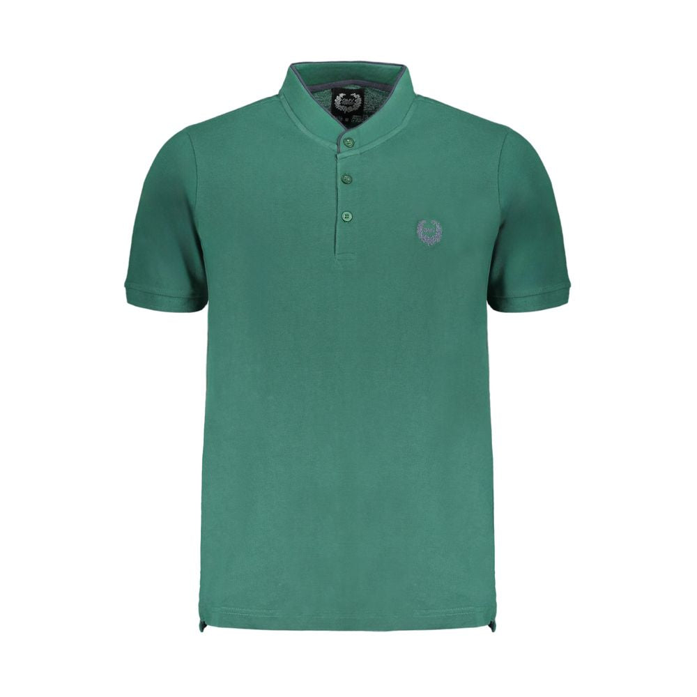 Gianmarco Venturi Green Cotton Polo Shirt