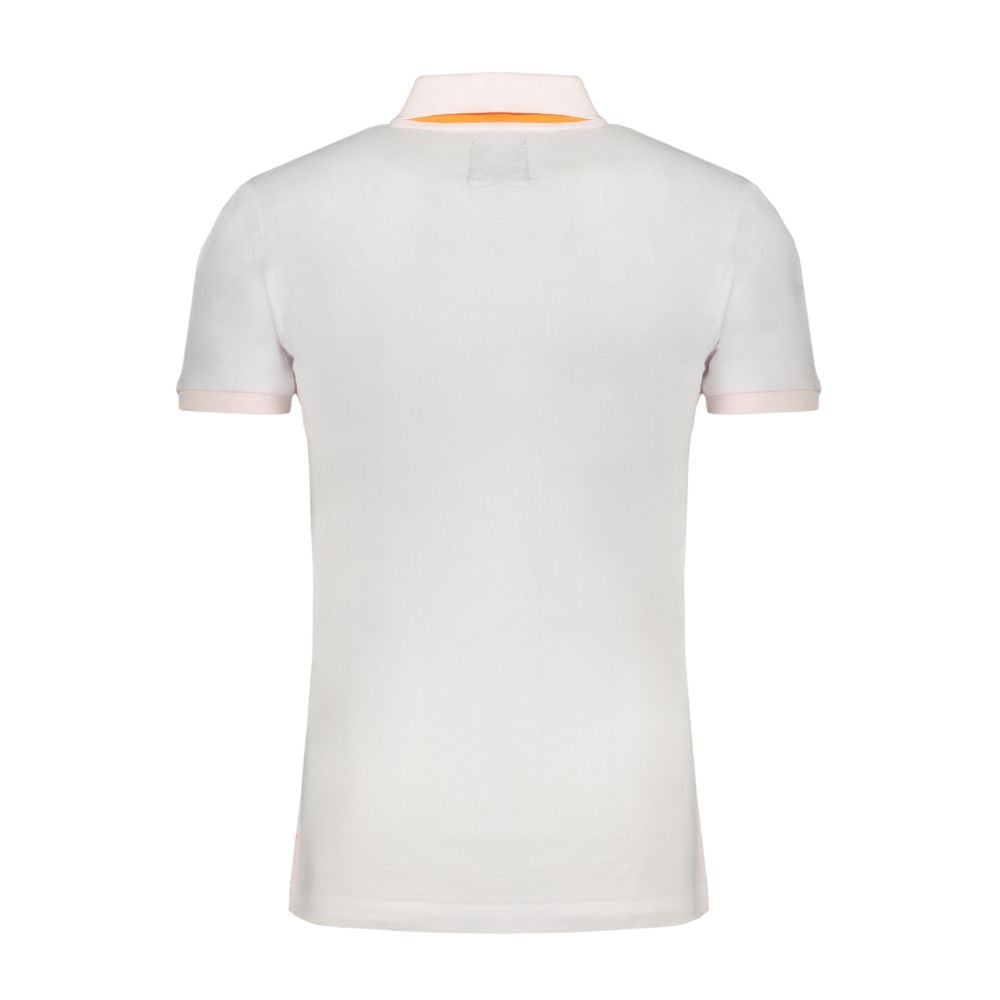 Gianmarco Venturi White Cotton Polo Shirt