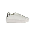 Gaelle Paris White Polyethylene Sneaker