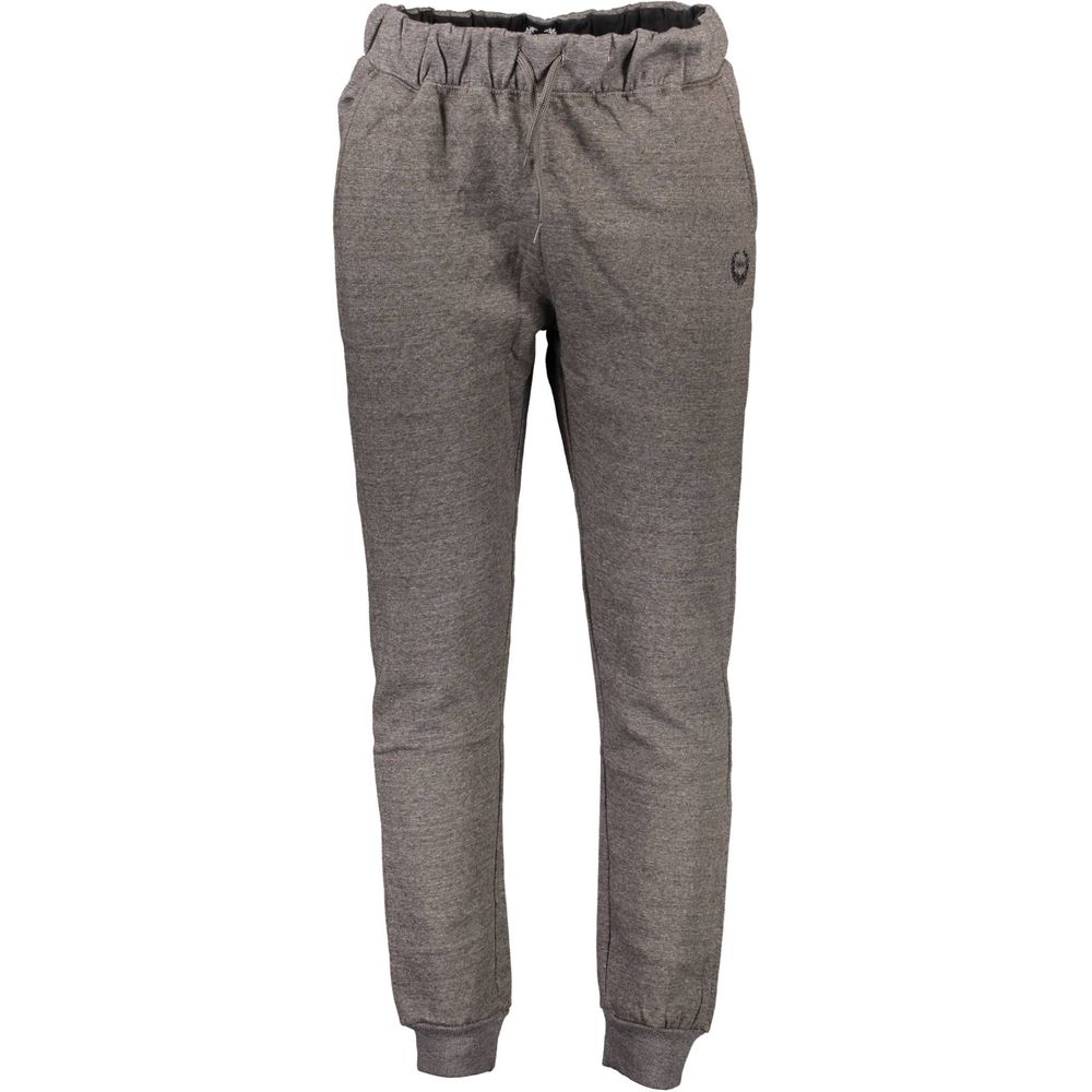 Pantalón de algodón gris Gianmarco Venturi