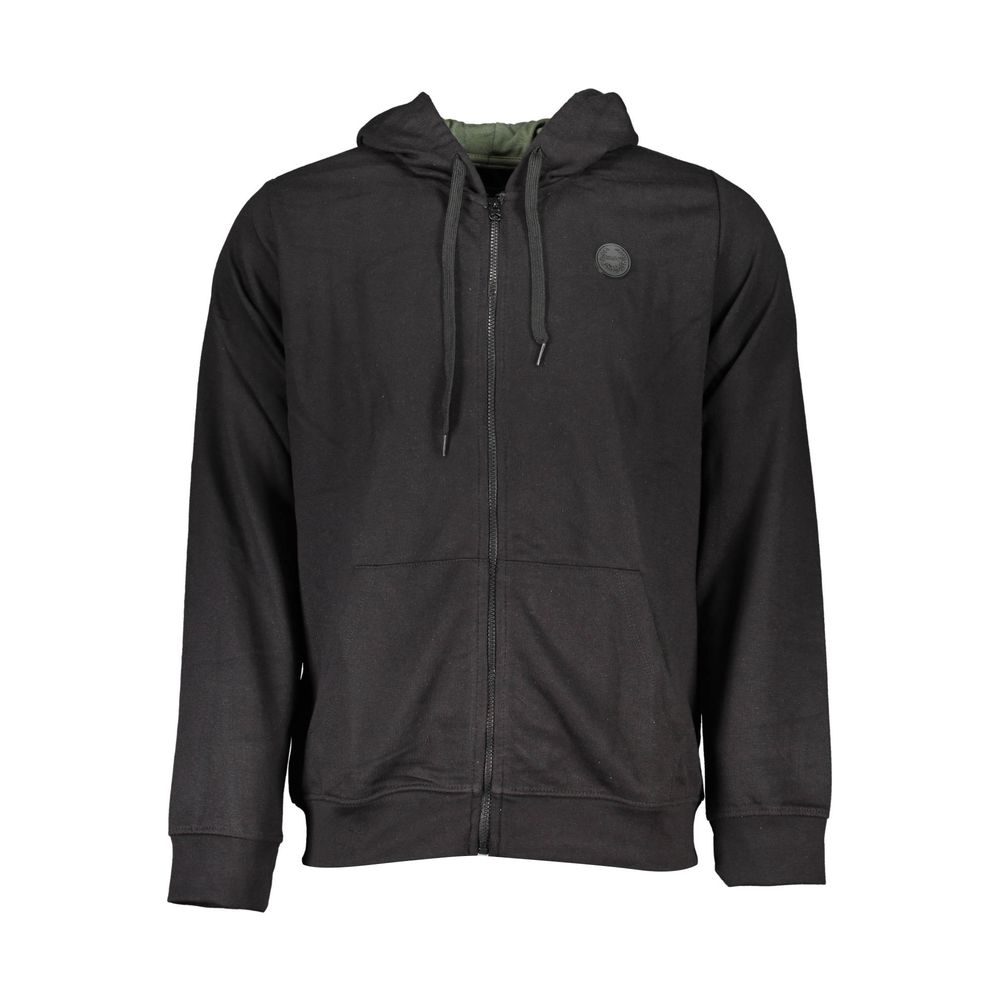 Gianmarco Venturi Black Cotton Sweatshirt