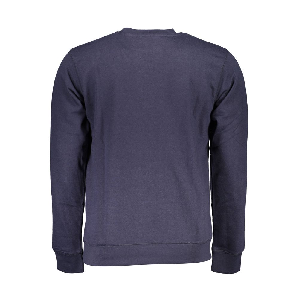 Sudadera de algodón azul Gianmarco Venturi