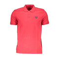Gianmarco Venturi Red Cotton Polo Shirt