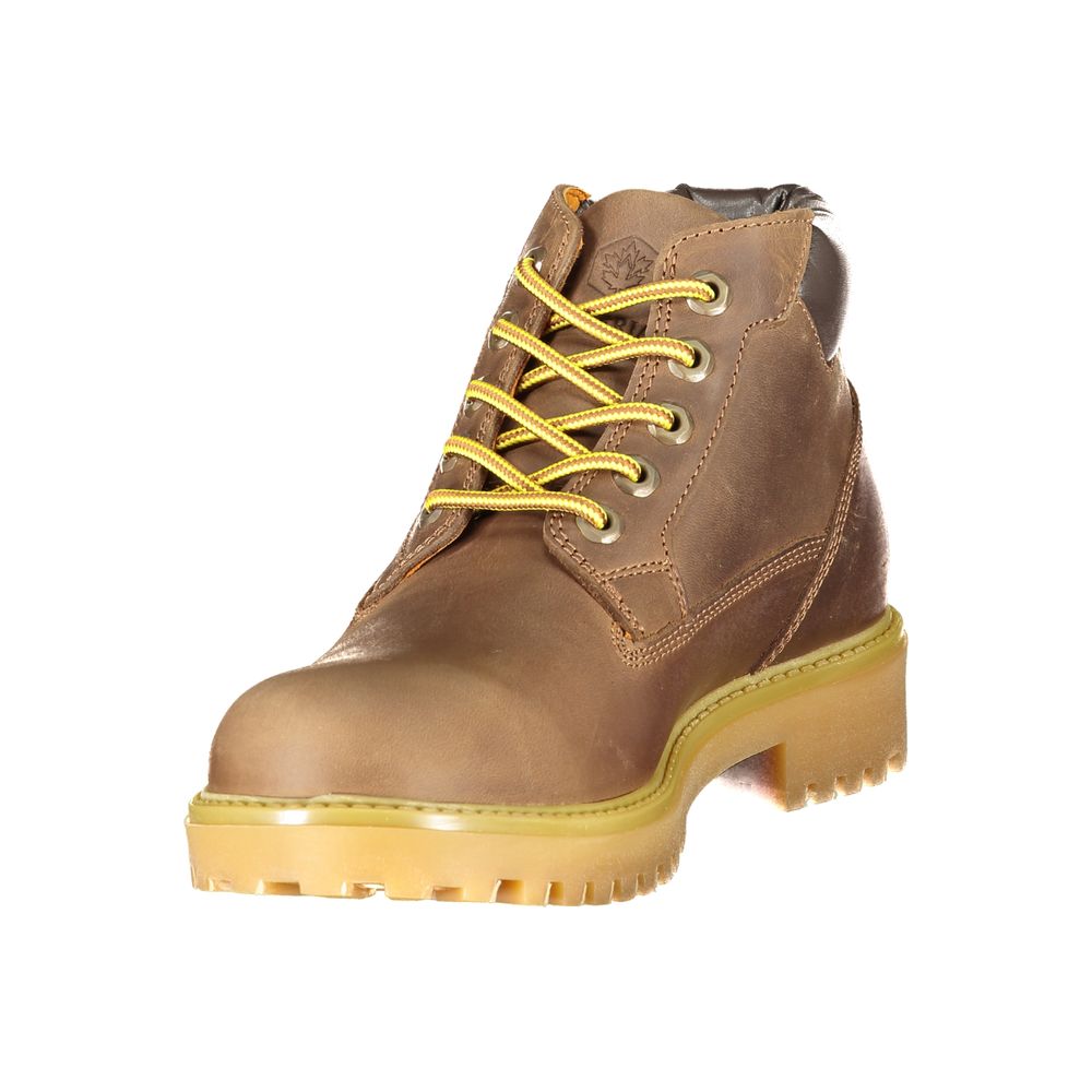 Lumberjack Brown Polyester Sneaker