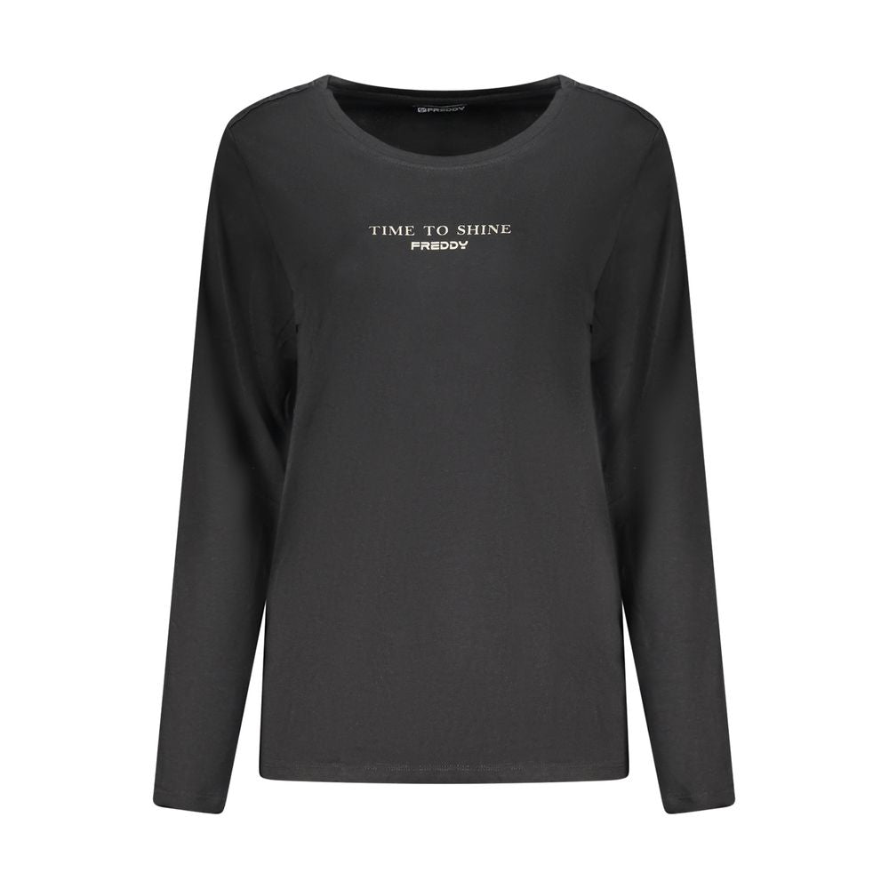 Freddy Black Cotton T-Shirt
