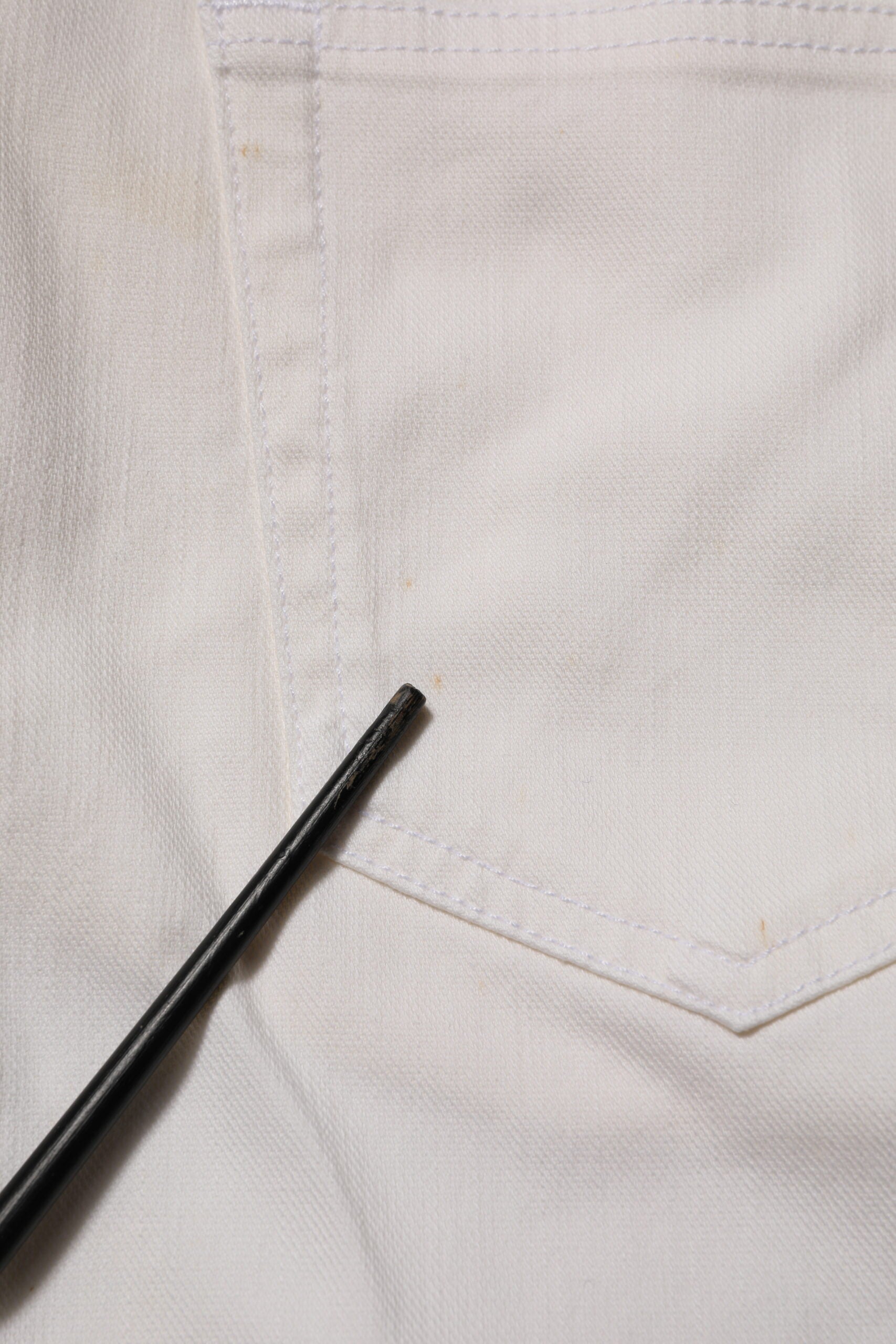 Prada White Mid Waist Skinny Fit Denim Casual Trouser Jeans