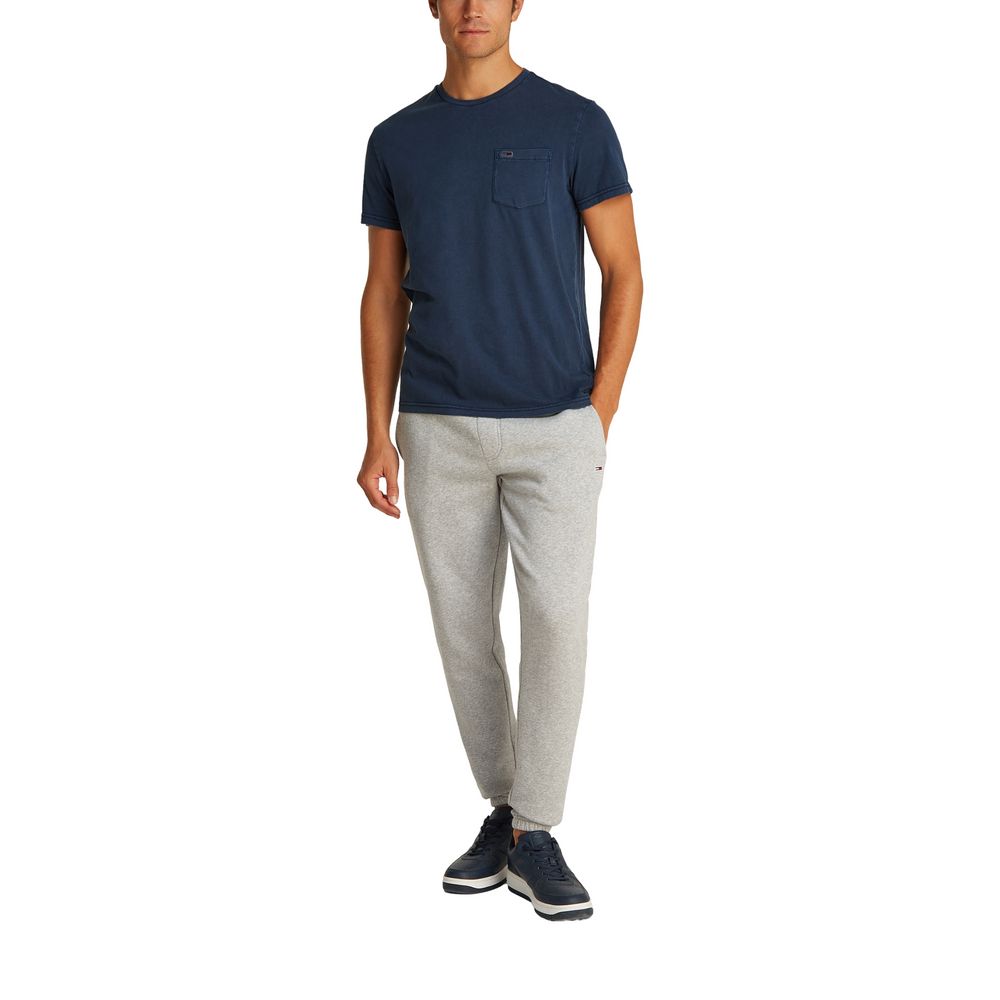 Tommy Hilfiger Jeans Blue Cotton T-Shirt