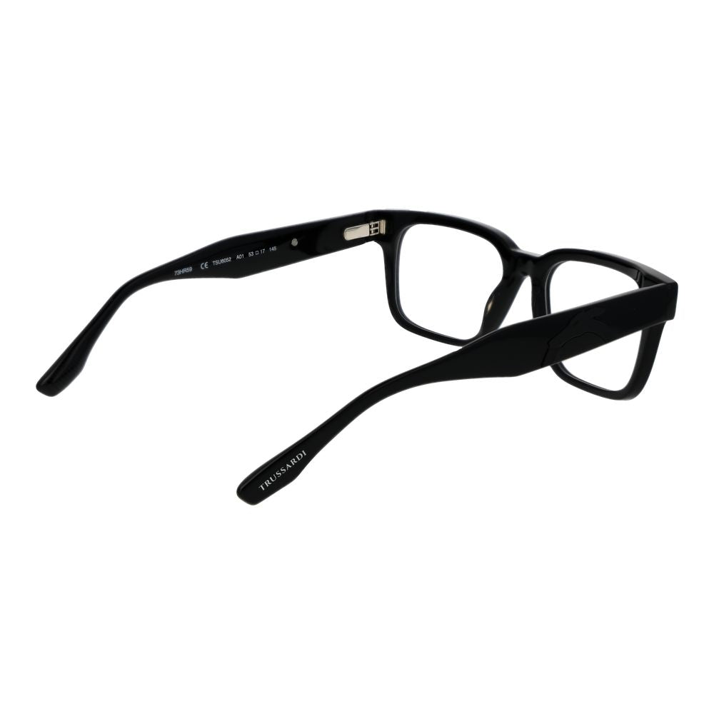 Trussardi Black Unisex Glasses Frame