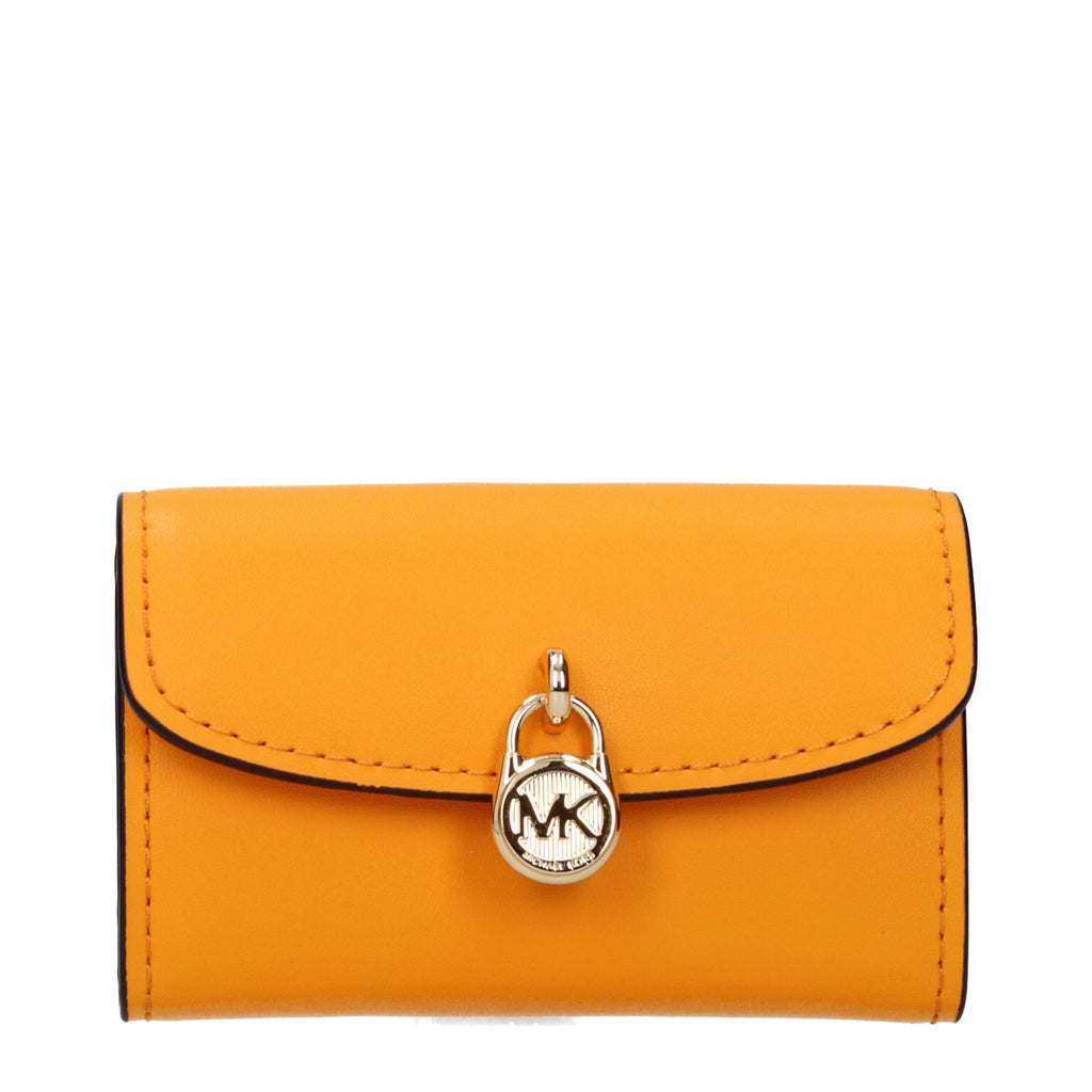 Michael Kors Orange Leather Wallet